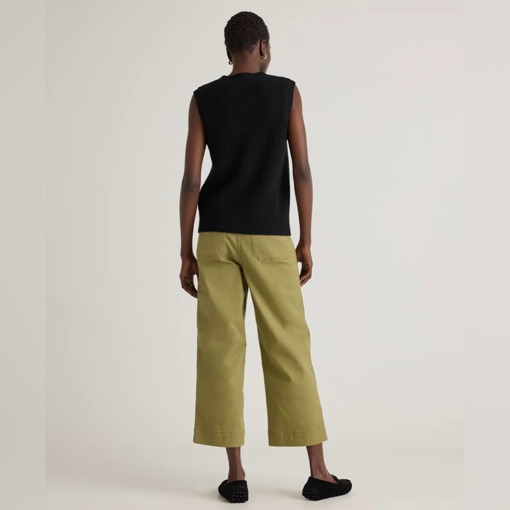 NWT! QUINCE Women’s Mongolian Cashmere Fisherman
Sweater Vest Black Size Small - Picture 10 of 11